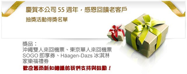 問卷回函填手機號碼得獎名單